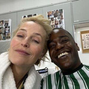 Gillian Anderson Instagram - Favourite sunshine boy (man!) 
@ncutigatwa