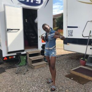 Gillian Anderson Instagram - Favourite sunshine boy (man!) 
@ncutigatwa