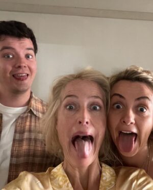 Gillian Anderson Instagram - It’s about time! 🍆❤️ @sexeducation