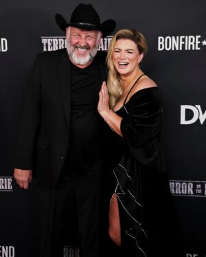Gina Carano Instagram - Here we go!! 
#TerroronthePrairie premier!!
❤️‍🔥❤️‍🔥❤️‍🔥
@realdailywire 
@dailywireentertainment 
@bonfirelegend