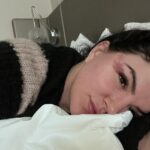 Gina Carano Instagram - My baby niece asked me about the red mark on my eye, she pointed to it and worriedly said .. “aww ouchie?” I looked her in her deep curious darling eyes and said, “no ouchie, it’s an angel kiss, an angel kissed me when I was a baby in my mommas belly.” As my sister was pregnant at the time my niece understood, “baby in mommas belly” by me pointing to my quite literally and hilariously ready to pop at any moment pregnant sis. 💕😂 My niece burst with a smile and sweetly said “OHH OK” and moved right along her way. She didn’t care what it looked like, she just wanted to make sure it didn’t hurt. 🥹 I wish so badly we didn’t lose these innocent interactions as we moved into adulthood. I used to hate my “angels kiss” and now I love it. Usually when adults point it out, I say God knew I’d be a fighter so He gave me a good smack on the way down to prepare me for the hits I’d take.☺️ Here’s to learning how to love your angels kiss in yourself and others. 🪽👄 Hope someone needed to hear this.