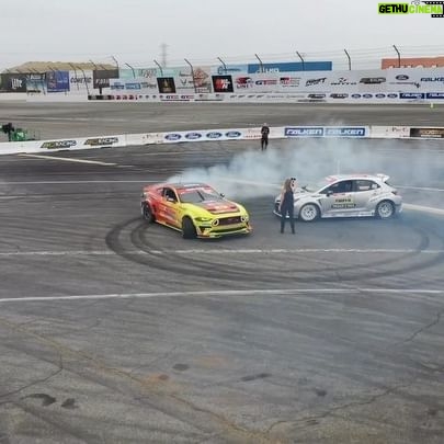 Gina Darling Instagram - Filmed at Formula Drift for @g4tv but never got to air it so you’re getting it here instead. I finally got to do something I’ve always wanted to do since I toured with @formulad: Put my life in danger! Thank you to my G4TV Crew, @formulad @ryantuerck and @adam_lz for giving me one of the best experiences ever ❤️