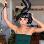 Giovana Cordeiro Instagram - Testei a touca difusora 🫢 Não sei vocês mas eu achei mto prática e fácil! Comenta aqui qual outra dica de cabelo eu posso testar 👇🏽 #AguentaFirme