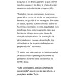 Giselle Itié Instagram – Diretor da ONU deixa o cargo  e em uma carta reconhece genocídio em Gaza. Denuncia EUA, a ONU, a mídia comprada e o profundo fracasso da humanidade.

repost do jornalista @jamilchade_oficial