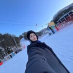 Glaiza de Castro Instagram - Ito na nga ang isa sa mga coldest locations namin sa @gmarunningmanph in South Korea! At tonight niyo na rin ma wi witness ang first nametag ripping for this season! May pag rip sa winter eh! Paano?! Abangan mamayang 7:15pm on @gmanetwork 😎