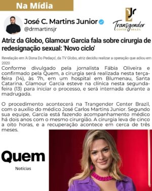 Glamour Garcia Instagram - ❕️Na Mídia❕️

"Leia as matérias completas nos links abaixo"
👇👇👇👇👇👇

https://www.metropoles.com/colunas/fabia-oliveira/glamour-garcia-sobre-cirurgia-de-redesignacao-sexual-momento-certo
https://observatoriodosfamosos.uol.com.br/noticias/glamour-garcia-da-novela-a-dona-do-pedaco-fala-sobre-cirurgia-de-redesignacao-sexual-novo-ciclo?utm_source=google-news&utm_medium=rss&utm_campaign=feed-google-news
https://revistaquem.globo.com/google/amp/noticias/noticia/2023/11/ex-globo-glamour-garcia-fala-sobre-cirurgia-de-redesignacao-sexual-novo-ciclo.ghtml
https://revistaquem.globo.com/google/amp/noticias/noticia/2023/11/ex-globo-glamour-garcia-fala-sobre-cirurgia-de-redesignacao-sexual-novo-ciclo.ghtml
https://ndmais.com.br/cidadania/atriz-glamour-garcia-fara-cirurgia-de-redesignacao-sexual-em-blumenau-acontecimento-marcante/
https://www.uai.com.br/amp/entretenimento/famosos/2023/11/13/not-famosos,332992/glamour-garcia-da-novela-a-dona-do-pedaco-fala-sobre-cirurgia-de-redesign.shtml

#midia #transgendercenterbrazil