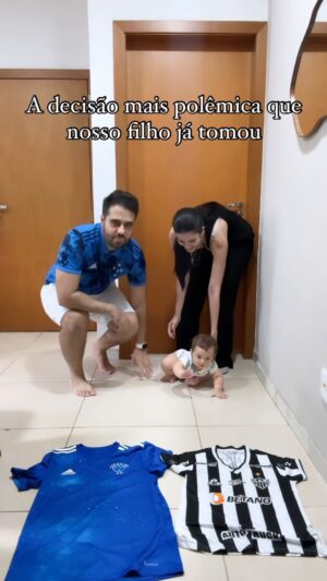 Glenda Loures Instagram - Já que somos rivais, pensamos em um jeito democrático do Matteo escolher o time do coração dele 👀🗣️