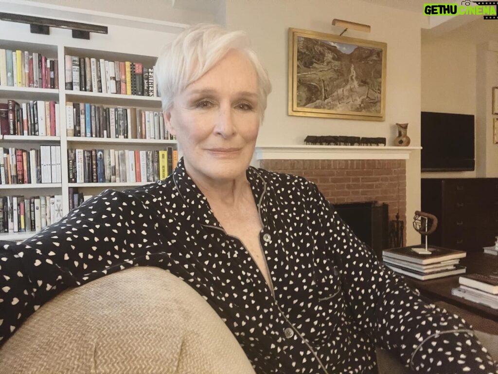 Glenn Close Instagram - All glammed up for a dinner hosted by Ralph Lauren, himself, to celebrate his 2024 Holiday Collection. I'll be wearing the stunning, custom suit covered in tiny Swarovski crystals that I wore to the SAG AWARDS in 2019. It is just as stunning and timeless now as it was then. Thank you, Ralph Lauren! After tonight, I will retire the suit to The Glenn Close Costume Collection at Indiana U. Thank you Sheri and Rebekah for your beautiful work. @rebekahforecast @sherikmakeup
