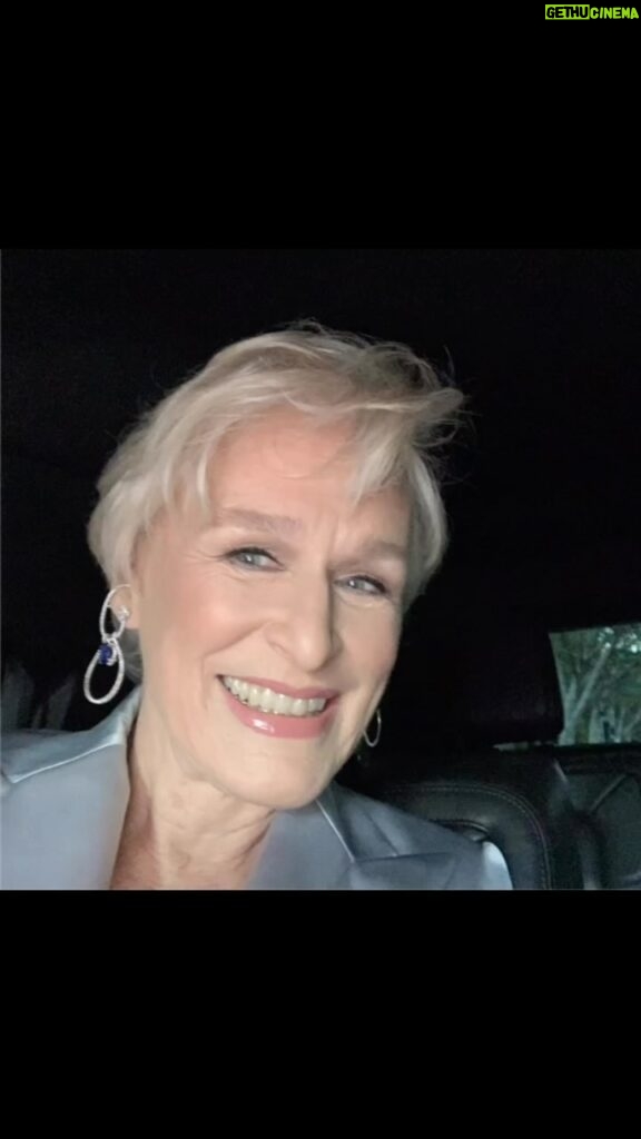 Glenn Close Instagram - Annie and I taking the piss out of getting all duded up. She ALWAYS makes me laugh.
