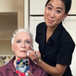 Glenn Close Instagram – Getting ready for the Met Gala!! Loving the work of Julia Sohn.