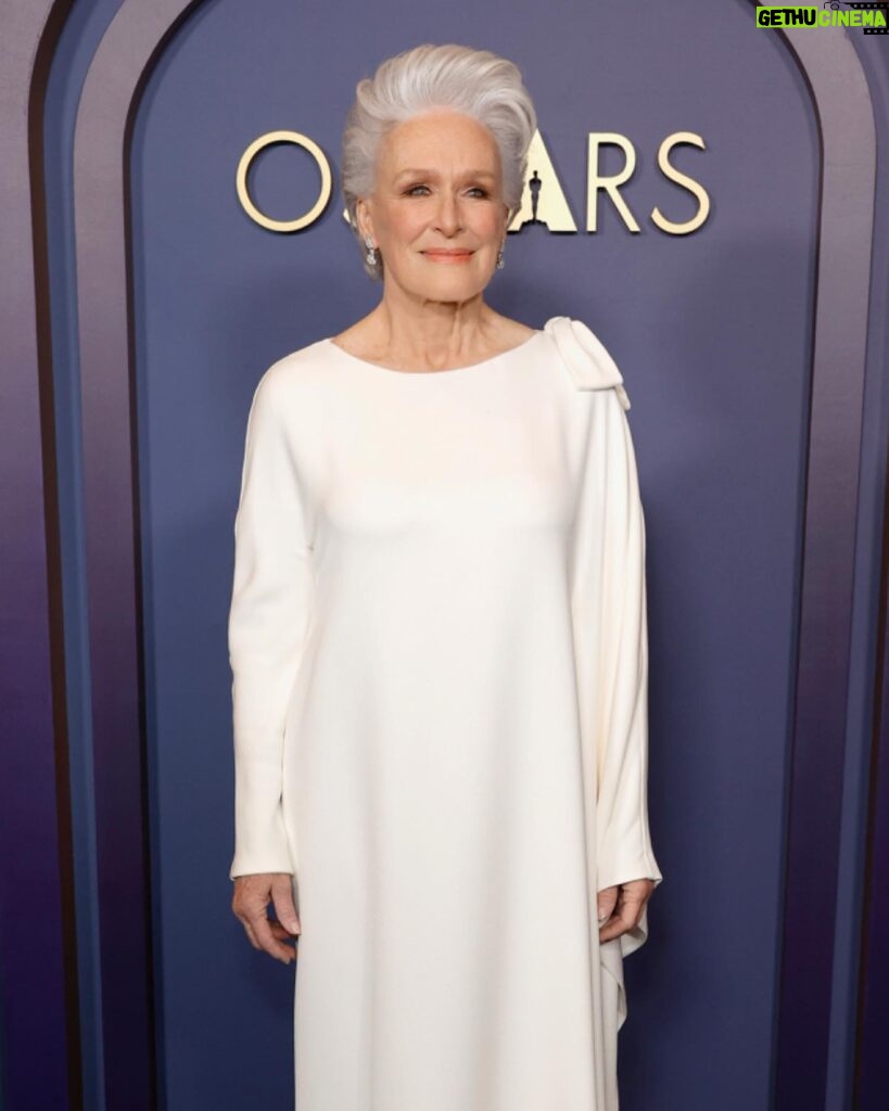Glenn Close Instagram - Deeply honored to present an honorary Oscar to Carol Littleton at the Governor's Awards tonight. It was an extraordinary evening. 4 honorees! Carol Littleton, Angela Bassett, Mel Brooks and Michelle Slater. I was so proud to be in that room and was very moved by all that was said. @96thacademyawards #governorsawards2024 @dior #curtiswilliamforeman @angelalevinmakeup