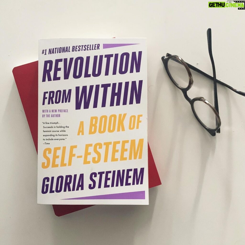 Gloria Steinem Instagram - The reader letters that I get in response to books and articles mean so much to me. To know I’ve had some impact, or offered some helpfulness in someone’s life - I treasure those responses. So, I thank YOU, K.M. for the kind words that keep me going. Revolution from Within has stayed in print for so long, I think, because the idea of self-esteem is so basic. Valuing the unique self within each of us is the source of democracy and rebelling against injustice. A new paperback edition is out today. Available through @littlebrown, @mcnallyjackson and more.