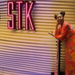 Glozell Green Instagram - You KNOW I am a major foodie! Let me tell you my friends at @eatstk in Las Vegas hit the jackpot 🎰 with the chefs tasting menu. 🤤💚 Such a fun evening with my friends. My favorite by far was the melt in your mouth sea bass 👨🏽‍🍳 A close second was the flaming dessert creation!!! What a great place to dine in the heart of the action. Definitely will be back! 💚💚