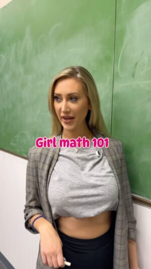 Glozell Green Instagram - Girls 💕 do we agree? Guys, is this true? #girl #math