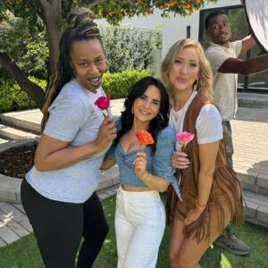 Glozell Green Instagram - Fun day filming collabs 💚