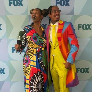 Glozell Green Instagram - I had a great time at @foxtv for their spring preview! Nick Cannon and I are matching!!! #FoxAmbassador