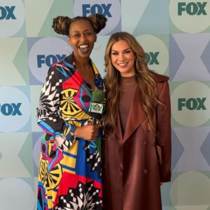 Glozell Green Instagram - I had a great time at @foxtv for their spring preview! Nick Cannon and I are matching!!! #FoxAmbassador