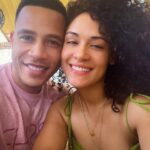 Grace Byers Instagram - Because of you my feet can land a little softer my heart can open a little wider my head can rest a little heavier my soul can move a little deeper Because of you, laughter is wild, love proliferates and even when life isn’t easy, journeys are ‘ease-full.’ It’s your birthday, my love, but to live life with you, is one of the greatest - and richest - gifts I’ve ever experienced. Happy Birthday, my King. So incredibly grateful for your life. 👑🎈 @traibyers