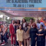 Grace Byers Instagram – TODAY is the DAY! #THEBLACKENING IS OFFICIALLY OUT IN THEATERS! ❤️😍❤️

Completely overcome with gratitude for so many reasons:

To have worked with this group of incredibly talented and deeply kind artists, to have a film coming out in movie theaters nationwide, to see folks really resonate with the art that we’ve created, to receive the opportunity to step foot (and rub that stump!) in the Apollo with a project like this one and to be proud of all of our hard work is beyond anything I could ever articulate. God, I thank you. Overwhelmed. Humbled. Grateful.

To the remarkable leaders of this piece – @dewaynekperkins, @tracyyoliver   @timkstory and to this phenomenal cast – @antoinette, @dewaynekperkins, @sinquawalls, @80dollarsandasuitcase, @jermainefowler, @melvingregg, @yvonneorji, @jaypharoah = sending honor and love to each and every one of you. We did it! 🙌🏽

I realize I didn’t get a chance to take pics with my loves who showed up with/for me at our NYC premiere: @ashleydotperry, @amirahvannofficial and @some_guy147 = love ya’ll so much and thank you for coming to support 🤍🥹!!

Now, GRAB YOUR CREW and go out TONIGHT and this whole Juneteenth Weekend (and beyond!) to see The @Blackening at a theater near you!! (And come back and tell me all about it below!) 👇🏽

love ya’ll. 🖤