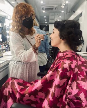 Grace Caroline Currey Instagram - the making of Mary 🤍