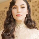 Grace Caroline Currey Instagram - Shazam! Fury of the Gods premiere 🤍 DREAM TEAM Stylist: @sarahslutsky Makeup: @elainakarras_ Hair: @virginie.pineda Photographer: @nailahbarcelona Dress: @alexismabille