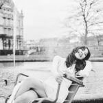 Grace Chan Instagram - The girl in a park in Paris. ⛲️ Before you think how uninspired this caption title is, here me out: The first time I went to Paris was when I was 10 or 11 with my family. It was one of those tour-guided trips —7 countries in 7 days around Europe— and guess what? I LOVED IT. I remember eating escargots for the first time I remember making up songs on the bus with my sister I also remember running through the park, surrounded by French colonial buildings…🤍🩷 And now so many years later, I’m back, but still that girl at heart. What’s your favorite Parisian memory?