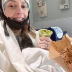 Grace Helbig Instagram - Scenes from chemo round 5! We’re officially 5/6th of the way through chemo!!! I can’t even process that right now, it’s all been so surreal. I brought this hat gifted to me by a friend of @mametown’s for a lil photo shoot. (If you listen to TMGW you know!) @elliottmorgan thought it was maybe “too dark” of a joke. Maybe he’s right, but I’ve lost my baseline for what’s normal or appropriate or “real life” at the moment so we’re just having fun! 5 infusions down! The adorable horrors of recovery await but we’re fucking doing it! 💪🏻🙃 #aintdeadyet