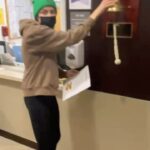Grace Helbig Instagram - I rang the bell today!!! Radiation is finished! Though I didn’t know it came with a poem that you read out loud before you rang it. Which is an appropriate way to close out treatment since I didn’t know anything about breast cancer or chemo or radiation or this whole fever dream of an experience before it happened. And even getting to the “end” feels weird in a new way since this IS kinda what I know now. Go figure! But here we are *waves chaotically* ringing a bell at the end of our radiation treatments. How amazing and also what the FUCK was that??? 🙃 This last year has been a swirl of contradictions….chaotic and inspiring, scary and encouraging, a clusterfuck and also an individual fuuuuuck. But, I’m really proud of myself. And so very thankful for the great family and friends and medical humans that helped so much. And I know I’ve said it a bunch already but thank you for all of your support. Wow, has it been more helpful than you might know. 🙏🏻 Now, onwards! I think. Right? Yes. What do you do when you’re finished with cancer treatment? Should I go to Disney? I already went to Cheesecake Factory for lunch and that was cool. Hmm. Much to think about. Anyway, great day. DING DONG. The Good Luck Bell Ring this bell Three times well Its toll to clearly say My treatments are done The course is run And I am on my way