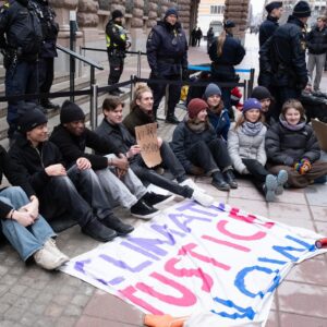 Greta Thunberg Instagram - Week 291. Today for the fifth day in a row, young people blocked entrances to the Swedish parliament to draw attention to the climate crisis and all those suffering from it today. Today it is also the fifth anniversary of the first global climate strike, when we filled the streets in our millions and striked for climate justice.
We are not going anywhere. This fight has only just begun.