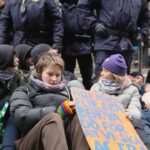 Greta Thunberg Instagram - This week, for four days in a row, young people have been blocking the entrances to the Swedish parliament - the Riksdag - to demand climate justice. We will be back tomorrow morning and hope to see you there outside the parliament! We cannot be bystanders in a planetary emergency that is threatening both present and future basic living conditions, and where people are sacrificed to benefit short term economic profits for the rich minority. The science is clear, and the most affected people have long been sounding the alarm about the consequences of today’s business as usual, but they have been ignored and actively silenced. When injustice is norm, resistance becomes duty. We urge everyone to join us in the fight for climate justice! 🎥: @chris_kebbon