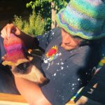 Haley Lu Richardson Instagram - all I have been doing with my life is crocheting hats and scrunchies. they are available on Etsy at @hookedbyhaleylu 🍟🍟🍟🍟🍟🍟🍟🍟🍟🍟