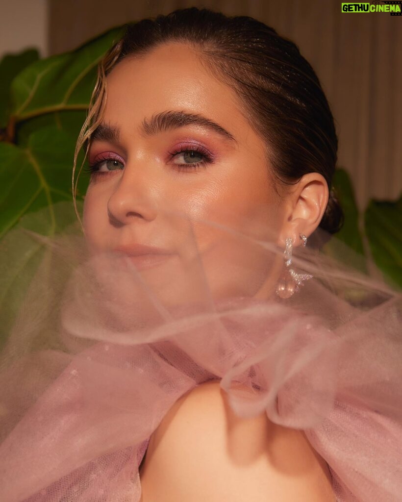 Haley Lu Richardson Instagram - this dress was custom made for me 🥹 thank you @rodarte & @seanknight