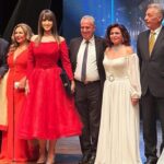 Hanan Motawie Instagram - تكريمي من مهرجان الاسكندريه امس يعتبر من اهم تكريمات بالنسبه لي،شكرا للمهرجان الغالي وشكرا للامير اباظه رئيس المهرجان ويارب دائما عند حسن ظنكوا🙏🏻❤️. Styled by @ihabeladly Dress by @nourfathallah Jewelry @bijoux.jewelry.eg Mua @monaesmailmakeup Hairstyle @mostfadahab