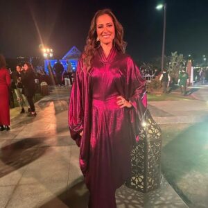Hanan Motawie Instagram - سعدت بإحتفالية قناة النهار ووشوشة واشكرهم لحفاوتهم لمسلسل وعود سخية و سره الباتع 
Special thanks
Hair : @mostfadahab
Makeup: @samehhanafy 
Dress & Styling by : @yakancy 
كل الحب والتقدير ودائما رمضان يجمعنا❤️