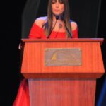 Hanan Motawie Instagram - تكريمي من مهرجان الاسكندريه امس يعتبر من اهم تكريمات بالنسبه لي،شكرا للمهرجان الغالي وشكرا للامير اباظه رئيس المهرجان ويارب دائما عند حسن ظنكوا🙏🏻❤️. Styled by @ihabeladly Dress by @nourfathallah Jewelry @bijoux.jewelry.eg Mua @monaesmailmakeup Hairstyle @mostfadahab