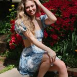 Hannah Colin Instagram - spring is in the air. 🌺 #hannahgracecolin #spring #flowers #explorepage #viral #dress #beyou #selflove #fit #louisville #monhegan #thebestisyettocome