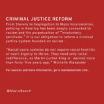 Hannah Kepple Instagram - “We need to seek criminal justice reform for a system built on racism.” Make sure you’re registered to vote!!