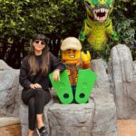 Hannah Simone Instagram – BEST. DAY. EVER. A pinch me/ dream come true moment. Anyone who knows me knows I LOVE LEGO. When I go on looooong road trips I buy kits to build to unwind after a long day of driving… LEGO is my legit self care so I couldn’t believe it when @legolandcalifornia invited me to see their new LEGO Dino Valley!! It is so amazing with a rollercoaster, river cruise and jungle dino safari cars! In closing, please enjoy this video of me freaking out when I see the HUGE DINOSAUR 😂🦖 #legolandcalifornia #dinovalley