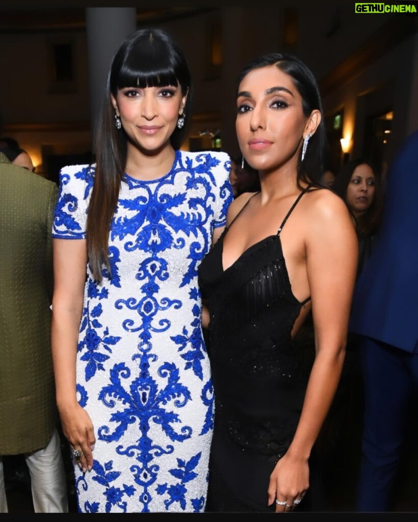 Hannah Simone Instagram - What an incredible honor to be a co-host of the South Asians at the Oscars celebration. A wonderful night celebrating the phenomenal South Asian Oscar nominees and connecting with the South Asian giants in our industry. We have come so far and have held each other up the entire way… what a powerful and magical evening. xo