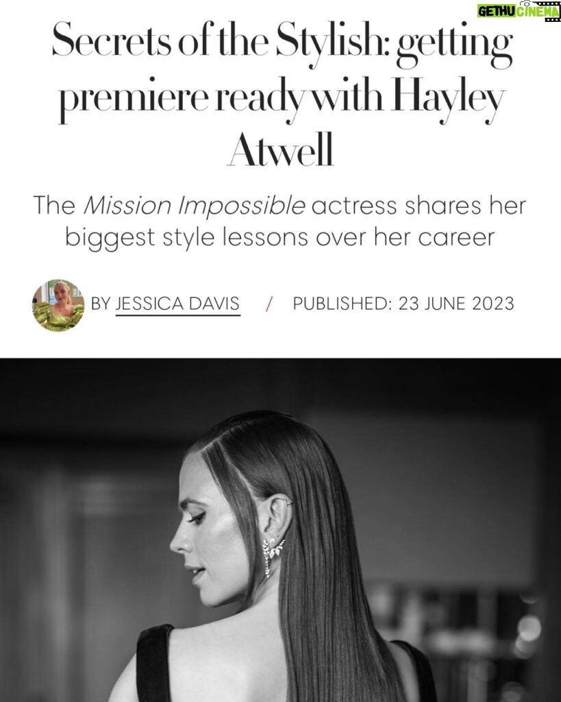 Hayley Atwell Instagram - A more in-depth discussion on the powers and nuances of aesthetic storytelling 🤍🤍 Thank you @harpersbazaarus and @jessicaeldavis