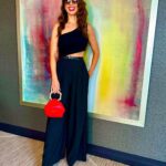 Hayley Atwell Instagram - Look team, you ask me to do something and I commit… Hair: @davidvoncannon Makeup: @danielmartin Styling: @rosefordestudio Jumpsuit: @michaelkors Shoes & bag: @malonesouliers