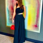 Hayley Atwell Instagram - Look team, you ask me to do something and I commit… Hair: @davidvoncannon Makeup: @danielmartin Styling: @rosefordestudio Jumpsuit: @michaelkors Shoes & bag: @malonesouliers