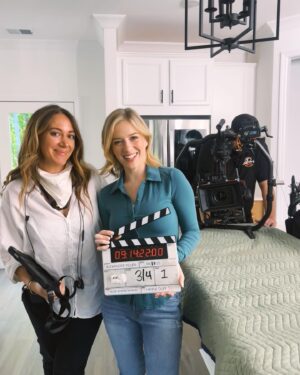 Haylie Duff Instagram - So many wonderful people make a movie come together, this is an appreciation post for #TheNeighborsAreWatching crew and cast… who put in long hours & overnight shoots to make this story come to life. Our movie airs tonight on @lifetimetv and we hope you enjoy it! 😊 *this movie was filmed before the SAG-AFTRA strike. #womeninfilm