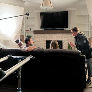 Haylie Duff Instagram - Directing this lady right here was such a joy! @kabbyborders is so fantastic in this movie and I can’t wait to share it with y’all! @lifetimetv @lifetimetvpr Thank you to the unbelievable cast & crew!! #TheNeighborsAreWatching airs oct 22nd on Lifetime, and is available on streaming the following day! *omg!! I forgot to thank the incredible ACTUAL neighbors that opened up their idyllic street & homes to us! It’s not easy to let a band of gypsies film at all hours of the night, and they welcomed us with open arms, were so accommodating to changing schedules & sometimes even fed us! This movie would not be what it is without them! 😆