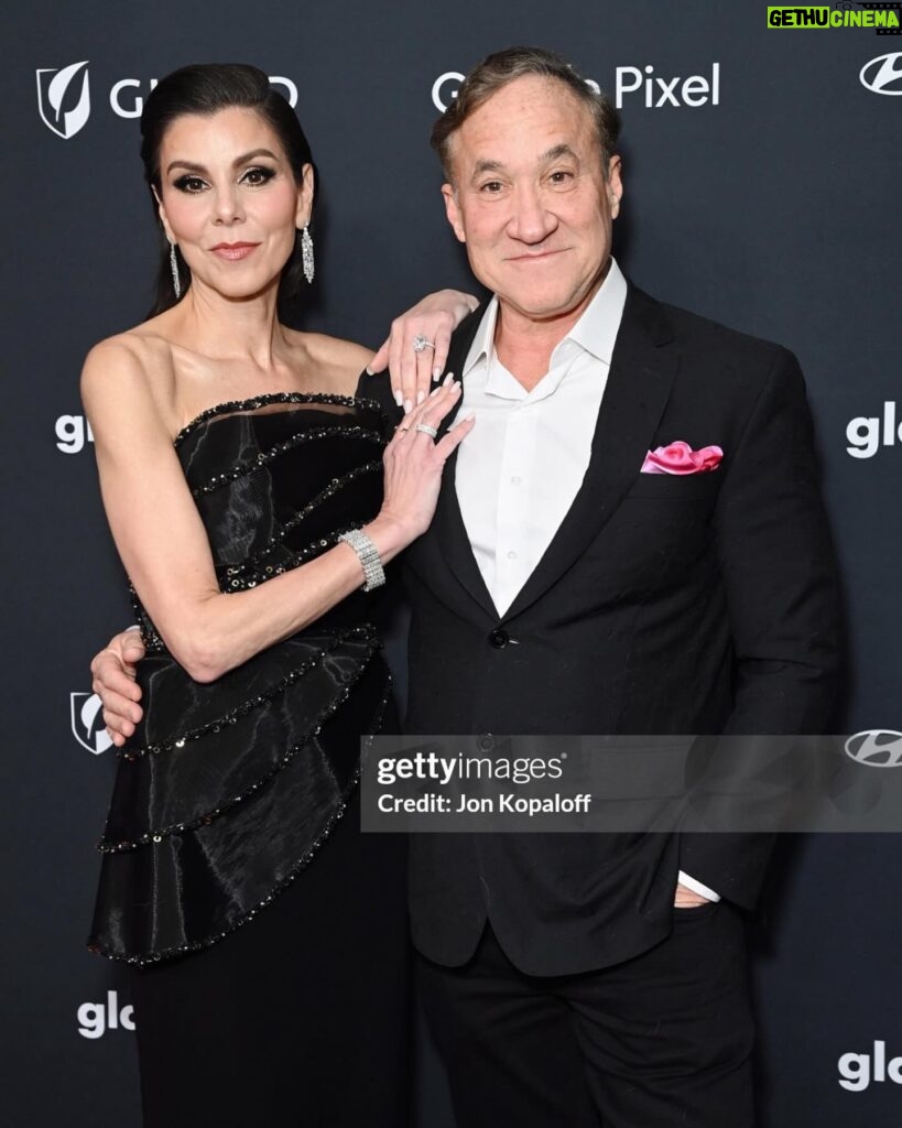 Heather Dubrow Instagram - PROUD to have been a presenter at last night’s @glaad Awards and I just want to say — what an INCREDIBLE night for such a worthy cause ❤ For anyone who doesn’t know, the GLAAD Awards recognize media for their inclusivity of the LGBTQ community and honor them for their fair and accurate representation - Which is something that I not only applaud but also something that I wholeheartedly support. Inclusivity will always be of utmost importance to me so thank you to GLAAD for putting together an amazing Award show !!!! And for anyone who’s been following along this week: YES ! I went with the black dress !! I mean… Are we surprised 😂😂 What’re your thoughts??!! 👀👀💃🏻