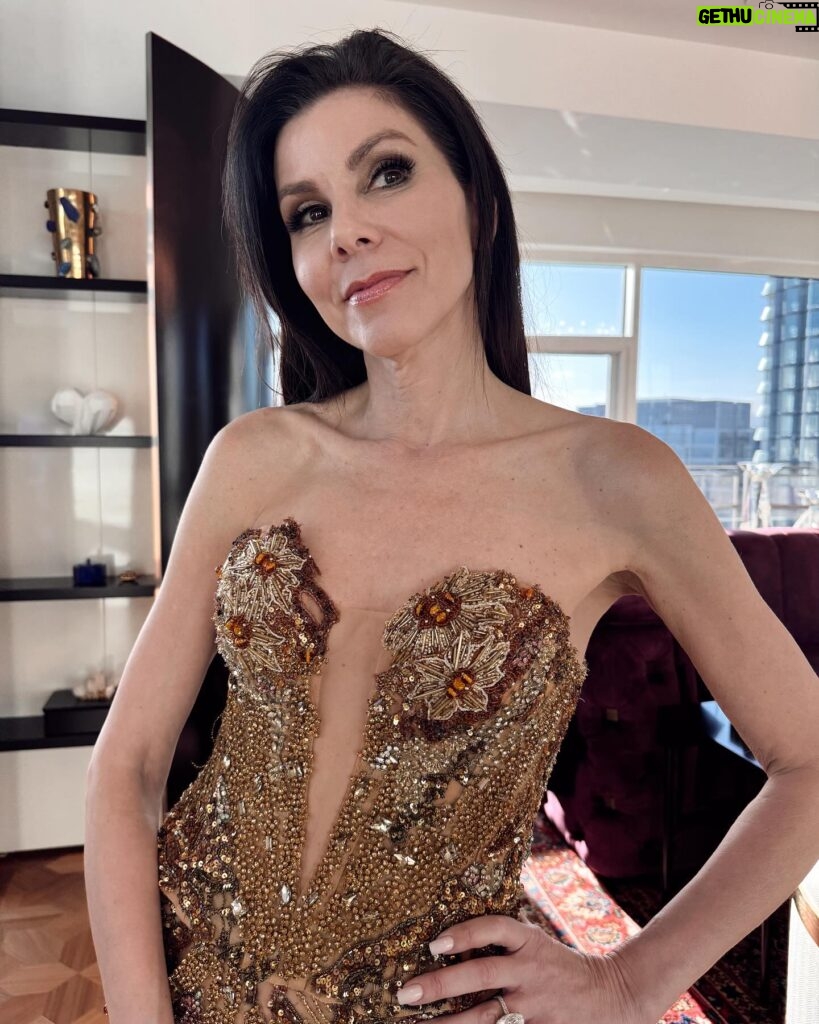 Heather Dubrow Instagram - A few of the beautiful dresses that didn’t make the cut for tomorrow’s event… A few of these I LOVED (and want to keep in mind for other events !!) and a few of them just weren’t right. When I pick my outfit for anything – I prioritize what I will feel the most confident in so I typically avoid things that are restricting like puffy sleeves, too long of a drape, too heavy of embellishments, etc etc. I also avoid dresses with long trains because @drdubrow will step on it ALL NIGHT LONG 🙄😂🤷🏻‍♀️ These dresses were beautiful so I might have to save them for another event… Thoughts??? Which one would you save out of 1, 2, 3, 4, or 5??