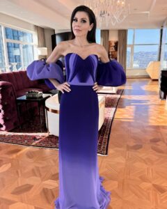 Heather Dubrow Instagram - A few of the beautiful dresses that didn’t make the cut for tomorrow’s event… A few of these I LOVED (and want to keep in mind for other events !!) and a few of them just weren’t right. When I pick my outfit for anything – I prioritize what I will feel the most confident in so I typically avoid things that are restricting like puffy sleeves, too long of a drape, too heavy of embellishments, etc etc. I also avoid dresses with long trains because @drdubrow will step on it ALL NIGHT LONG 🙄😂🤷🏻‍♀️ These dresses were beautiful so I might have to save them for another event… Thoughts??? Which one would you save out of 1, 2, 3, 4, or 5??