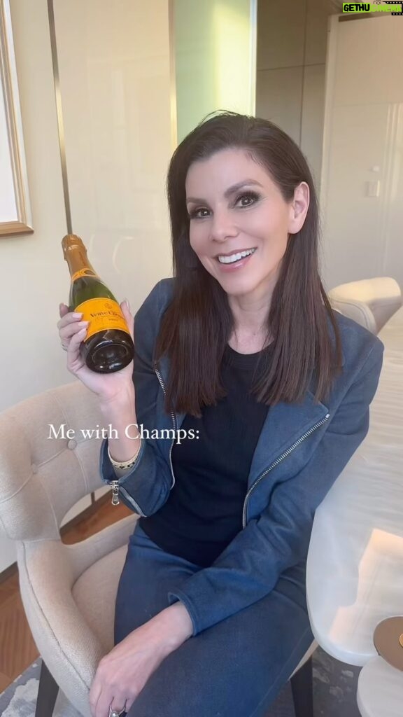 Heather Dubrow Instagram - Me 🤝🏻 A bottle of CHAMPS 😂 Happy Friday !!! 💃🏻💃🏻💃🏻