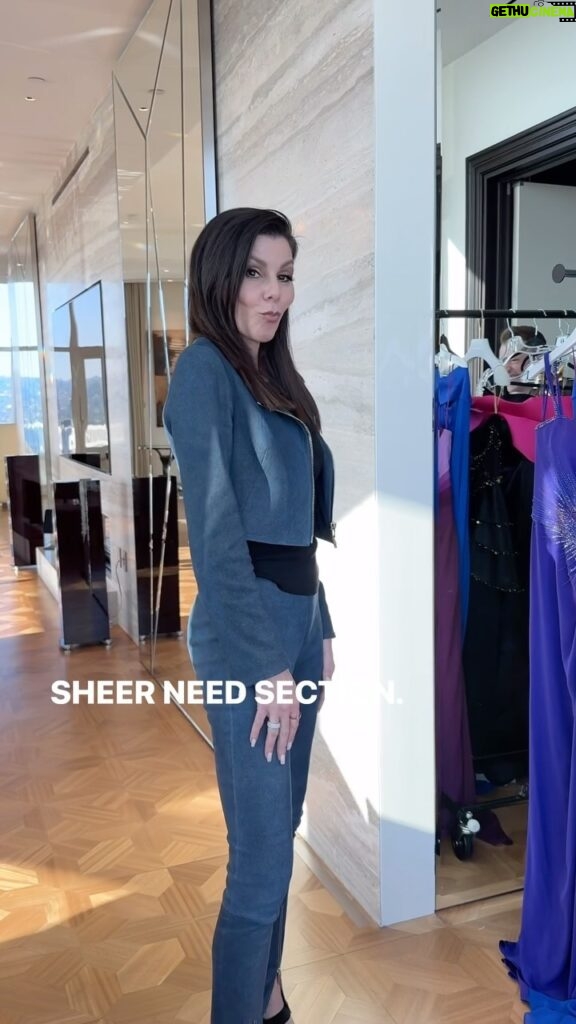 Heather Dubrow Instagram - RACK REVIEW !!! In the midst of Oscars week, @style_byjordan found so many fabulous options for me to wear to @glaad - This was my first reaction to the dresses but I want to know yours !! Any that stand out to you?? Any you think I’ll like / dislike?? 👀👀