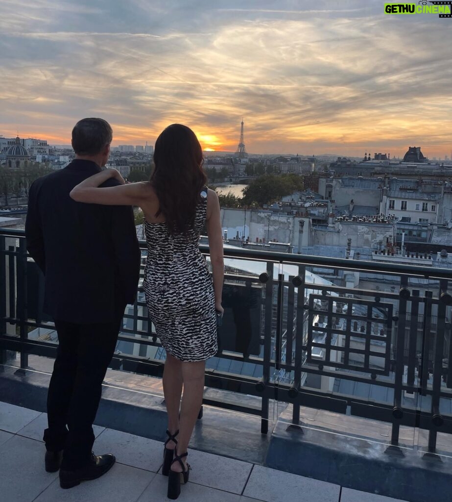 Heather Dubrow Instagram - Postcards from Paris!!! I’m in a post-@louisvuitton Fashion Show state of bliss and I’m staying that way until tomorrow ! (When I am literally and figuratively back to REALITY !) More to come… ❤️ #pfw